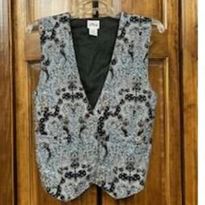 Theo Size Medium Cotton Sequined Vest